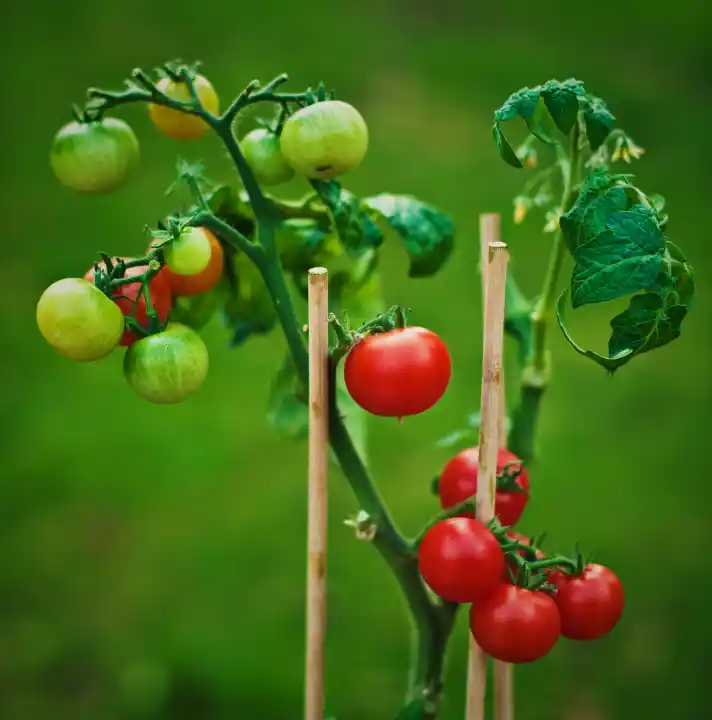 Rapid tomato plant Growth